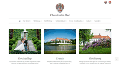 Desktop Screenshot of clausholm.dk